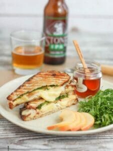 Chicken, Brie and Apple Panini