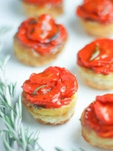 Mini Carrot Tarte Tatins