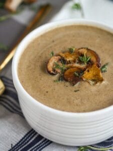 Roasted Mushroom Soup