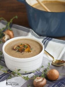 Roasted Mushroom Soup