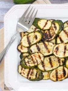Simple Grilled Zucchini
