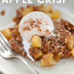 Perfect for camping or tailgating, a grilled apple crisp in a foil pack is  a deliciously simple and portable version of the classic.