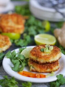 Thai-Style Crab Cakes with Sweet Chili Sauce