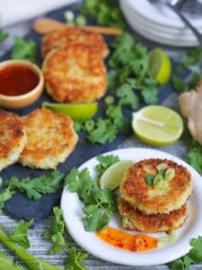 Thai-Style Crab Cakes with Sweet Chili Sauce