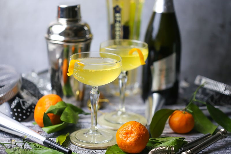 Sparkling Orange and St-Germain Cocktail