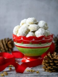 Walnut Snowball Cookies