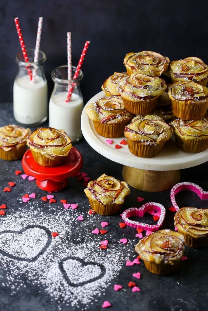 Apple Rose Cupcakes