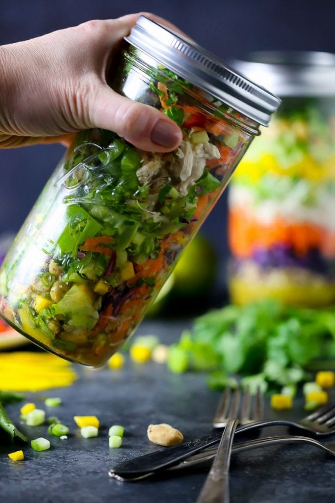 Thai Salad in a Jar