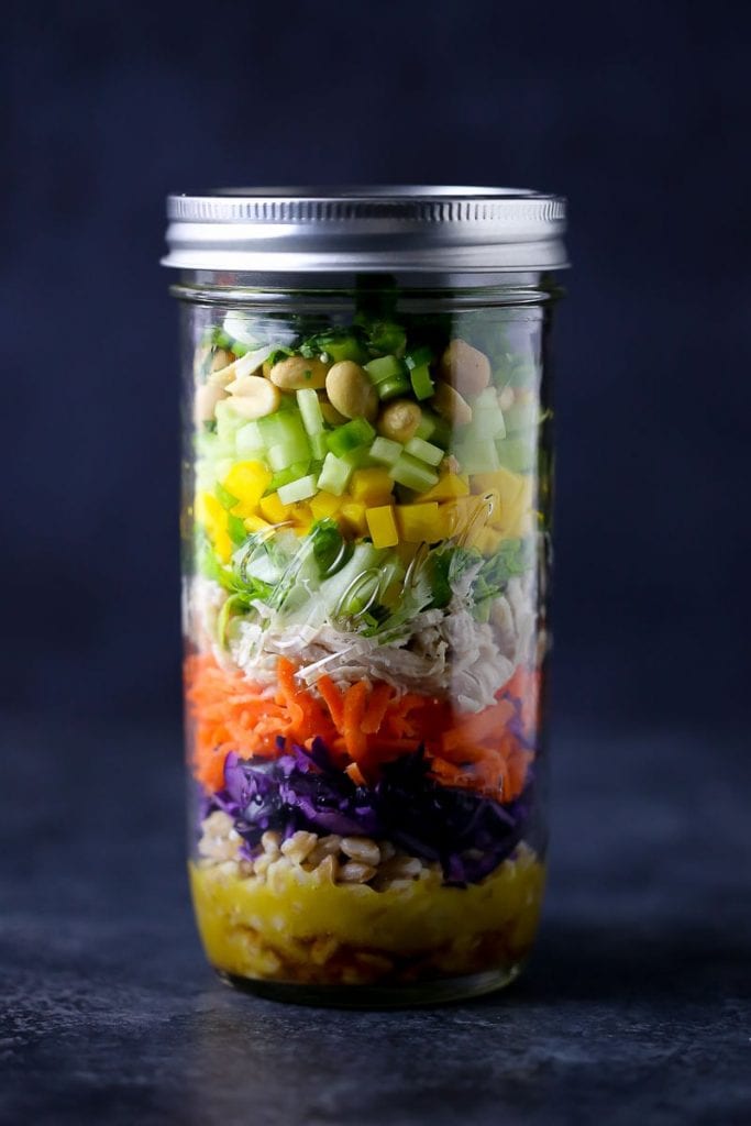 Thai Salad in a Jar