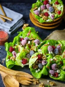 Raspberry and Feta Cheese Salad