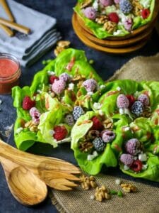 Raspberry and Feta Cheese Salad