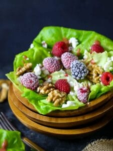 Raspberry and Feta Cheese Salad