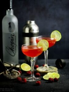 Raspberry Shrub Cocktail