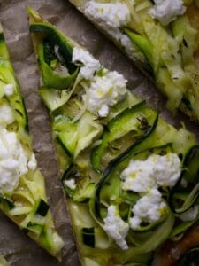 Zucchini Grilled Pizza