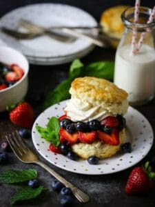 Blueberry Strawberry Shortcake