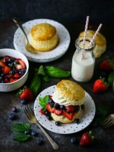Blueberry Strawberry Shortcake