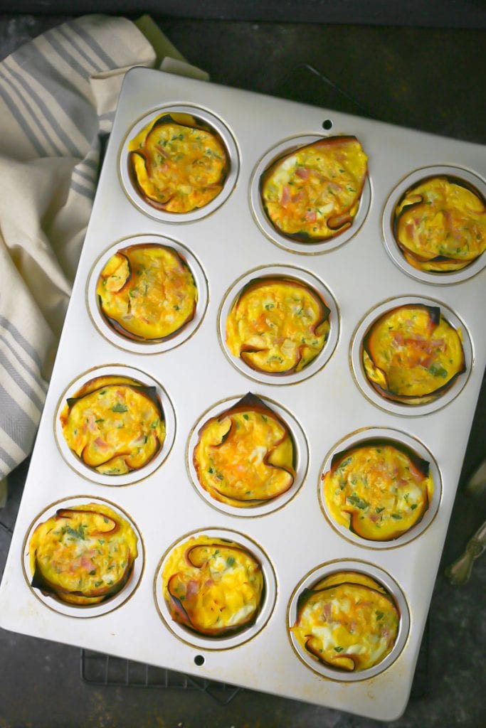 Ham and Egg Muffin Cups