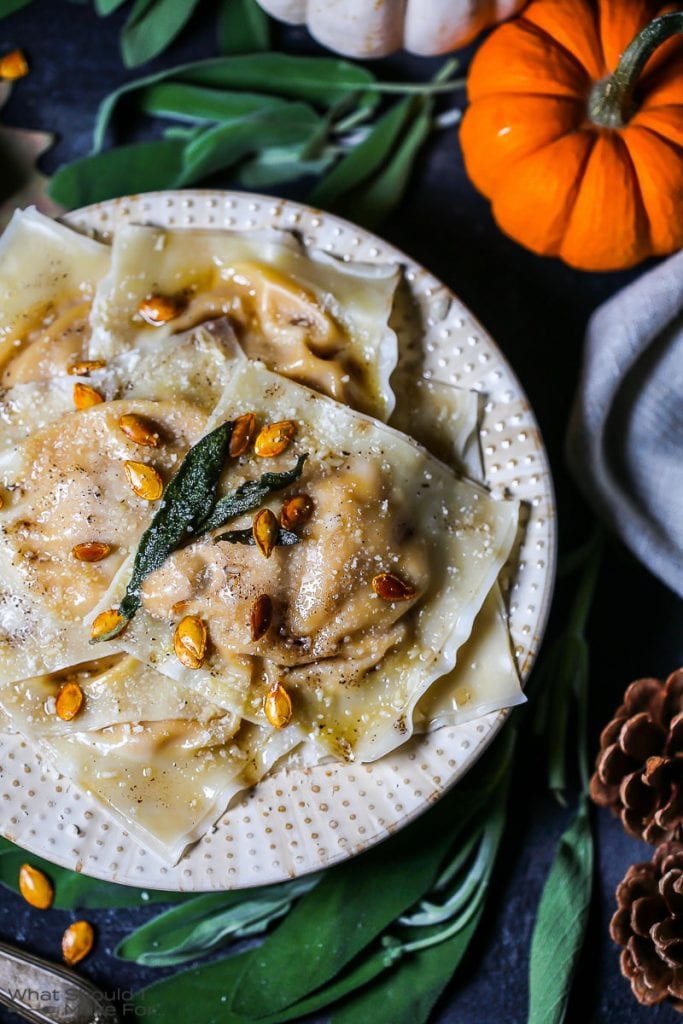 Butternut Squash Ravioli in Brown Butter Sauce What Should I Make For...