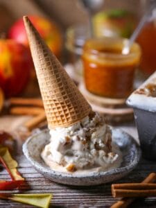 Caramel Apple No-Churn Ice Cream