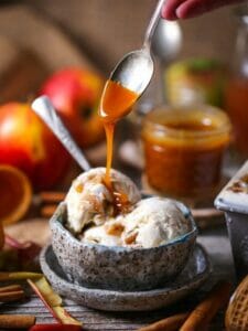 Caramel Apple No-Churn Ice Cream