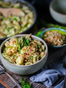 Pasta with Pancetta and Asparagus