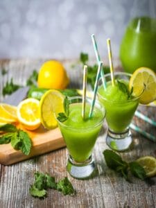 Frozen Cucumber Lemonade Cocktail