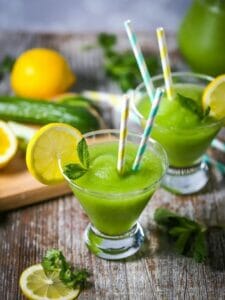 Frozen Cucumber Lemonade Cocktail