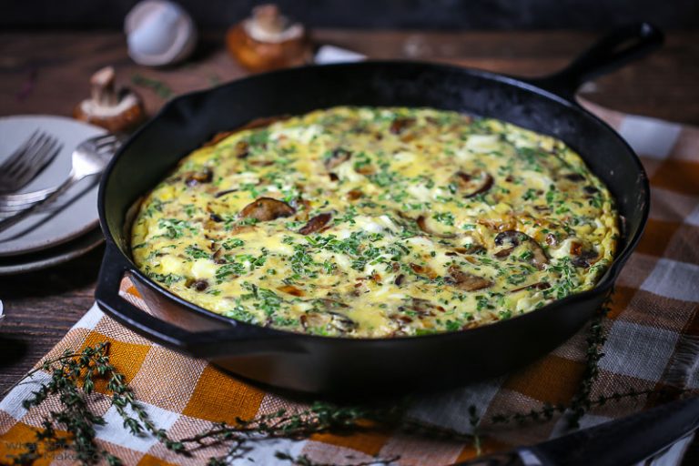 Mushroom Goat Cheese Frittata What Should I Make For...