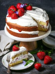 Strawberry and Whipped Cream Cake
