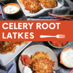 Try these traditional latkes with a twist to jazz up your Hanukkah table. Starchy celery root is mixed in with potatoes and onions in these extra crispy (and extra delicious!) latkes.