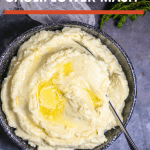 Creamy, buttery, comforting, and low carb? Cauliflower mash feels decadent, but is healthy alternative to mashed potatoes and tastes just as good (or maybe even better)!
