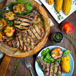 These mustard glazed grilled pork chops are impossibly juicy, incredibly flavorful, and so easy to make. The perfect summertime backyard meal!