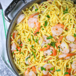 Buttery, garlicky and quick, this easy shrimp scampi is just what you're looking for in a weeknight family dinner.