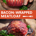 This bacon-wrapped meatloaf takes comfort food to the next level thanks to crispy bacon crust and a sweet and tangy ketchup glaze.