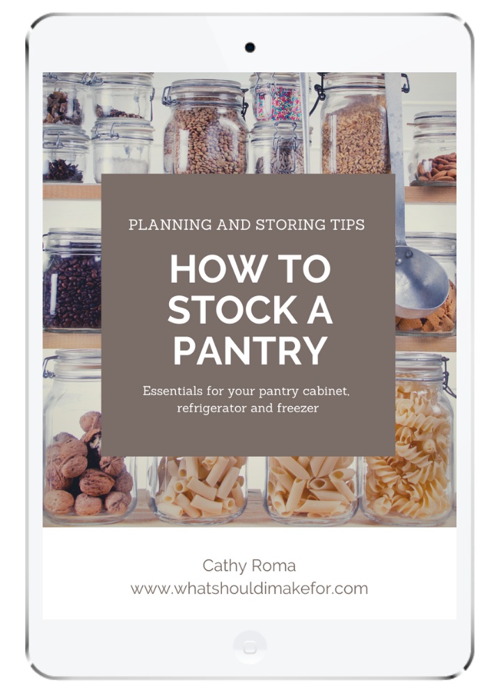 Get Cathy Roma's tips on how to stock a pantry delivered to your inbox!