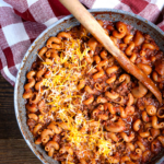 American goulash is straight up, easy peasy, one-pot comfort food made from ingredients that you can pluck from the pantry!